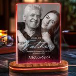 Φωτιστικό Led Επιτραπέζιο με Φωτογραφίες, Δώρο για Πατέρα