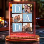 Φωτιστικό LED με Φωτογραφίες, Ιδανικό Δώρο για Πατέρα
