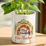 Διακοσμητικό Γλαστράκι με Όνομα, Μοναδικό Δώρο για Δασκάλες