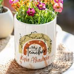 Διακοσμητικό Γλαστράκι με Όνομα, Μοναδικό Δώρο για Δασκάλες