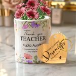 Σετ Δώρο για Δασκάλα, Κασπώ με Όνομα & Μπρελόκ