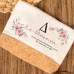 Εκρού Νεσεσέρ με Όνομα & Αφιέρωση, Μοναδικό Δώρο για Δασκάλα