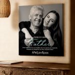 Πίνακας σε Καμβά με Φωτογραφία, Δώρο για Γιορτή Πατέρα
