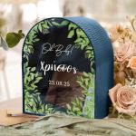 Κουτί Ευχών Βάπτισης Premium σε Σχήμα Ορθογώνιο με Όνομα