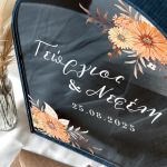 Κουτί Γάμου Ξύλινο Προσωποποιημένο για Ευχές με Ονόματα