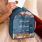 Γαμήλιο Κουτί Ευχών σε Σχήμα Καμάρα με Ονόματα