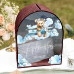 Premium Κουτί Καμάρα Ευχών Βάπτισης με Όνομα και Ημερομηνία