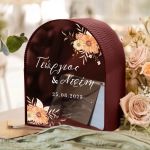 Κουτί Γάμου Ξύλινο Προσωποποιημένο για Ευχές με Ονόματα