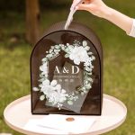 Κουτί Ευχών Γάμου Προσωποποιημένο σε Σχήμα Καμάρα