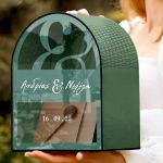 Κουτί Ευχών Καμάρα με Ονόματα και Ημερομηνία