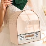 Κουτί Γάμου Ευχών, Εξατομικευμένο σε Ξύλινο Σχήμα Καμάρα