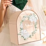 Κουτί Ευχών Γάμου Προσωποποιημένο σε Σχήμα Καμάρα