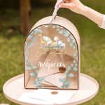 Προσωποποιημένο Κουτί Ευχών για Βάπτιση με Σχήμα Καμάρα