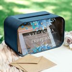 Κουτί Ευχών Γάμου Ξύλινο Ορθογώνιο με Ονόματα