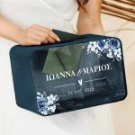 Κουτί Γάμου Ευχών Ξύλινο Εξατομικευμένο σε Σχήμα Ορθογώνιο