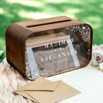 Προσωποποιημένο Ξύλινο Ορθογώνιο Κουτί Ευχών με Ονόματα