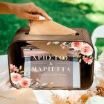 Κουτί Γάμου Ευχών Προσωποποιημένο σε Ορθογώνιο Σχήμα