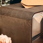 Κουτί Γάμου Ορθογώνιο Προσωποποιημένο για Ευχές με Ονόματα