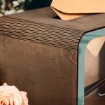 Κουτί Ευχών Γάμου Ορθογώνιο με Ονόματα και Ημερομηνία