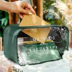 Προσωποποιημένο Ξύλινο Ορθογώνιο Κουτί Ευχών με Ονόματα