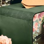 Κουτί Ευχών για Γάμο Ορθογώνιο με Ονόματα και Ημερομηνία