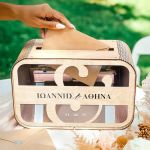 Κουτί Γάμου για Ευχές με Ονόματα σε Ορθογώνιο Σχήμα