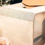 Κουτί Γάμου Ευχών σε Ξύλινο Ορθογώνιο Σχήμα με Ονόματα