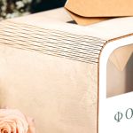 Κουτί Ευχών για Γάμο με Ονόματα σε Ορθογώνιο Σχήμα