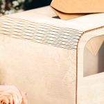 Κουτί Γάμου για Ευχές με Ονόματα σε Ορθογώνιο Σχήμα