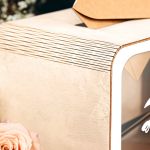 Κουτί για Ευχές Γάμου Ορθογώνιο, Προσωποποιημένο με Ονόματα