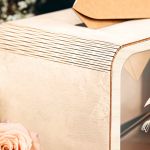 Κουτί Ευχών Γάμου με Μονογράμματα και Ημερομηνία