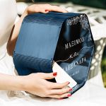 Κουτί Γάμου από Ξύλο Εξάγωνο, Εξατομικευμένο με Ονόματα