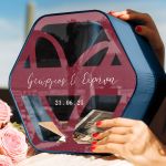 Κουτί Ευχών Γάμου, Προσωποποιημένο σε Σχήμα Εξάγωνο