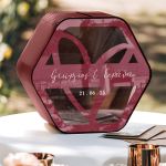 Κουτί Ευχών Γάμου, Προσωποποιημένο σε Σχήμα Εξάγωνο