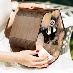 Κουτί Ευχών Βάπτισης Premium σε Σχήμα Εξάγωνο με Όνομα