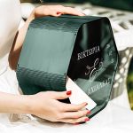 Κουτί Γάμου για Ευχές με Ονόματα σε Εξάγωνο Σχήμα