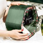 Γαμήλιο Κουτί Ευχών σε Εξάγωνο Σχήμα με Ονόματα