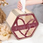 Κουτί Ευχών Γάμου, Προσωποποιημένο σε Σχήμα Εξάγωνο