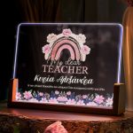 Φωτιστικό LED Επιτραπέζιο με Όνομα, Δώρο για Δασκάλες