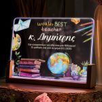 Επιτραπέζιο Φωτιστικό με Αφιέρωση, Δώρο για Δασκάλους