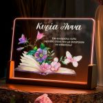 Φωτιστικό LED Επιτραπέζιο με Αφιέρωση, Δώρο για Δασκάλες