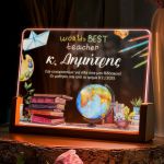 Επιτραπέζιο Φωτιστικό με Αφιέρωση, Δώρο για Δασκάλους