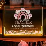 Φωτιστικό LED Επιτραπέζιο με Όνομα, Δώρο για Δασκάλες