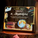 Επιτραπέζιο Φωτιστικό με Αφιέρωση, Δώρο για Δασκάλους