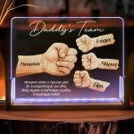 Προσωποποιημένο Φωτιστικό LED, Ιδανικό Δώρο για Μπαμπά