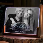 Επιτραπέζιο Φωτιστικό με Ονόμα και Αφιέρωση, Δώρο για Πατέρα