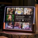 Εξατομικευμένο Φωτιστικό LED και Φωτογραφίες, Δώρο για Μπαμπά