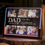 Επιτραπέζιο Φωτιστικό Led Προσωποποιημένο, Δώρο για Μπαμπά