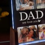 Επιτραπέζιο Φωτιστικό Led Προσωποποιημένο, Δώρο για Μπαμπά