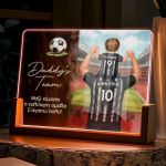 Επιτραπέζιο Φωτιστικό LED με Ονόματα, Δώρο για Μπαμπά